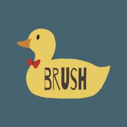 Duck Family Boy Brush | Obraz na stenu