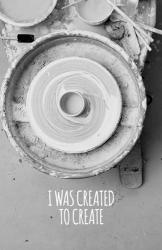 I Was Created To Create Potter Grayscale | Obraz na stenu