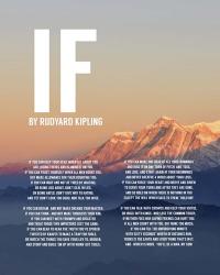 If by Rudyard Kipling - Mountain Sunset | Obraz na stenu