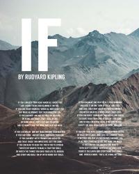 If by Rudyard Kipling - Mountains | Obraz na stenu
