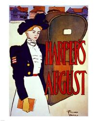 Edward Penfield, Harper's August, 1897 | Obraz na stenu