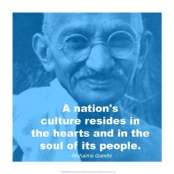 Gandhi - Nations Quote | Obraz na stenu