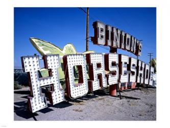 Binion's Horseshoe Casino sign at Neon Boneyard, Las Vegas | Obraz na stenu