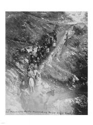 Col. Roosevelt's party descending Bright Angel Trail | Obraz na stenu