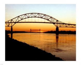 The Bourne Bridge over the Cape Cod Canal | Obraz na stenu