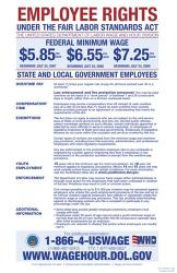 State & Local Government Minimum Wage 2012 | Obraz na stenu