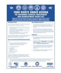 USERRA Uniformed Services Employment and Reemployment Rights Act | Obraz na stenu