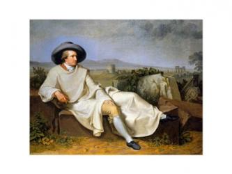 Goethe in the Roman Campagna | Obraz na stenu
