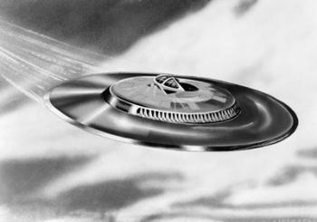 1950s Artist'S Conception Ufo Flying Saucer | Obraz na stenu