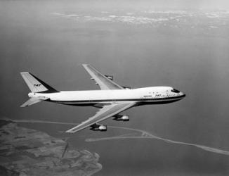1960s Boeing 747 In Flight | Obraz na stenu