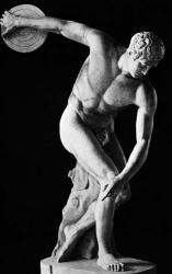 Classical Nude Figure Discus Thrower | Obraz na stenu