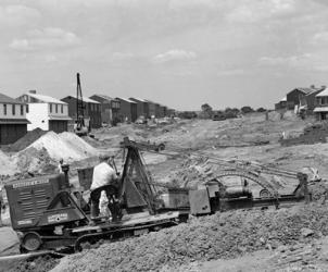 1950s Construction Mechanical Plumbing Drain | Obraz na stenu