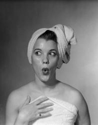 1950s Woman Making Funny Face Expression | Obraz na stenu