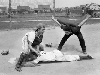 1950s Little League Umpire | Obraz na stenu