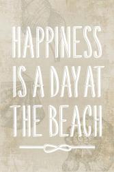 Happiness is a day at the Beach | Obraz na stenu