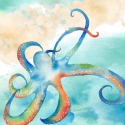 Sea Splash Octopus | Obraz na stenu