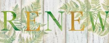 Renew Rustic Botanical Sign | Obraz na stenu