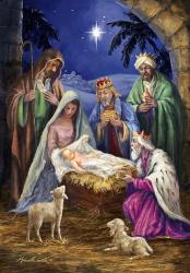 Holy Family with 3 Kings | Obraz na stenu