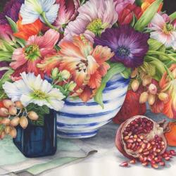Vibrant Bouquet Still Life | Obraz na stenu