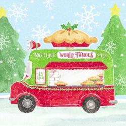 Food Cart Christmas III Mrs Clause Pies | Obraz na stenu