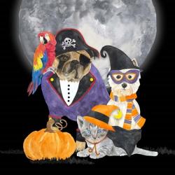 Fright Night Friends III Pirate Pug | Obraz na stenu