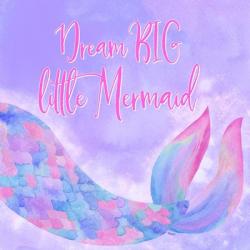 Mermaid Life I Pink/Purple | Obraz na stenu