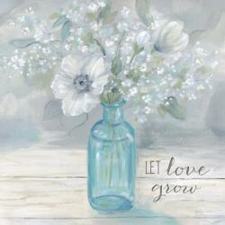 Vintage Jar Bouquet Sentiment II | Obraz na stenu