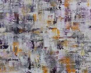 Gold Purple Grey Abstract | Obraz na stenu