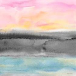 Pink Sunset Abstract square II | Obraz na stenu