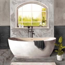 Marble Bath I black & white | Obraz na stenu
