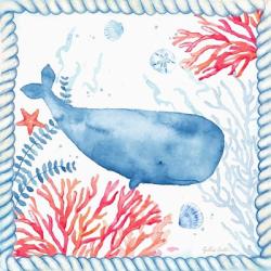 Nautical Sea Life II-Whale | Obraz na stenu