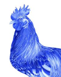 Blue Rooster II | Obraz na stenu