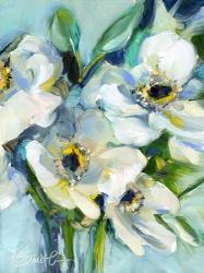 White Floral Still Life | Obraz na stenu