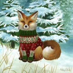 Winterscape II-Fox | Obraz na stenu