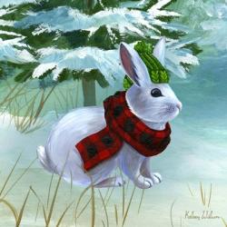 Winterscape III-Rabbit | Obraz na stenu