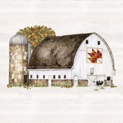 Fall Barn Quilt II | Obraz na stenu