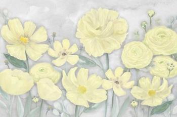 Peaceful Repose Gray & Yellow Landscape | Obraz na stenu