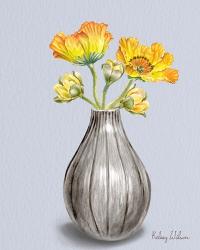 Poppies in Vase II | Obraz na stenu