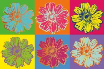 Flower Pop Art mosaic | Obraz na stenu