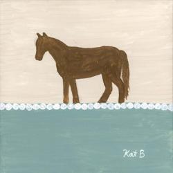 Out to Pasture II-Brown Horse | Obraz na stenu