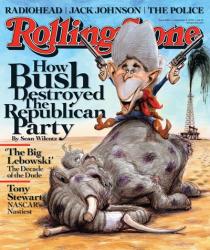 George W. Bush (illustration), 2008 Rolling Stone Cover | Obraz na stenu