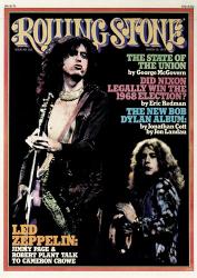 Jimmy Page and Robert Plant, 1975 Rolling Stone Cover | Obraz na stenu