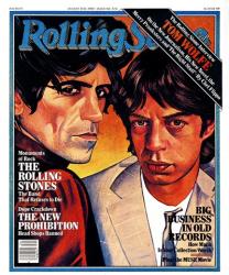 Mick Jagger and Keith Richards (illustration), 1980 Rolling Stone Cover | Obraz na stenu