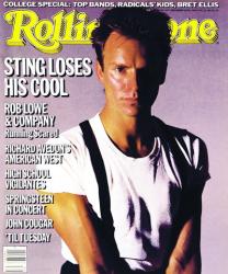 Sting, 1985 Rolling Stone Cover | Obraz na stenu