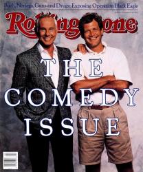 Johnny Carson and David Letterman, 1988 Rolling Stone Cover | Obraz na stenu