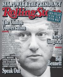 President Clinton, 1998 Rolling Stone Cover | Obraz na stenu