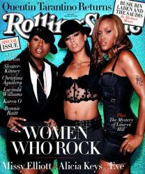 Women in Rock (Missy Elliott, Alicia Keys, Eve), 2003 Rolling Stone Cover | Obraz na stenu