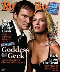 Quentin Tarantino & Uma Thurman, 2004 Rolling Stone Cover | Obraz na stenu