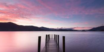 Twilight on Lake, UK | Obraz na stenu