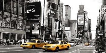 Taxi in Times Square, NYC | Obraz na stenu